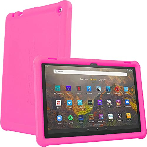 TECHGEAR Funda antigolpes compatible con todos los Amazon Fire HD de 10 pulgadas / HD 10 Kids de 13ª generación/2023, resistente a prueba de golpes, silicona suave, fácil agarre con protector de