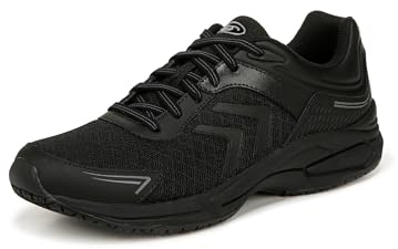 Dr. Scholl's Women's Blaze Slip Resistant Work Sneaker Food Service Shoe Black/Black 10 M