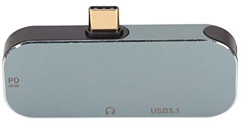 Type C Hub Mini HUB Type C Hub Hot Swappable 5 in 1 PD Charging 10Gbps 100W 3.5 Headphone Port Design USB C Hub for Win for Android for OS X