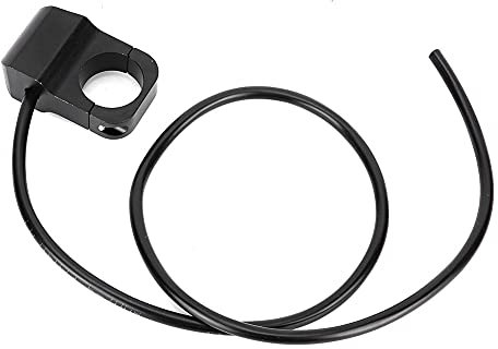 AOWINHIT Interruptor de Faro para Manillar de 25mm, Foco Impermeable de Acero Iidable, Accesorios para Motocicletas,Cerraduras y Accesorios