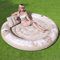 SLOOSH Flotteur de Piscine Gonflable de 182,9 x 165,1 cm pour Adulte avec Oreiller, Grand Radeau Flottant en Tissu de Luxe pour Bronzage, Bain de Soleil, Salon pour Piscine à balles, Cadeaux de fête