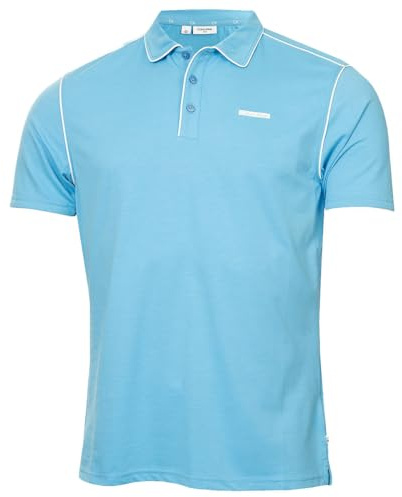 Calvin Klein Mens San Marcos Polo Shirt - Aquarius - M