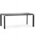 Designer Esstisch XLINE aus Glas und Metall | Moderner Besprechungstisch mit eleganter schwarzer Glasplatte | Robuster Schreibtisch für Büro oder Wohnzimmer | Minimalistisches Design | 200x100x73 cm