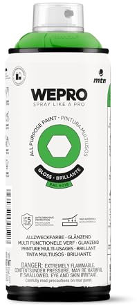 MTN WEPRO Solvent Brillante RAL 6018 Verde Fiona, Spray 400ml