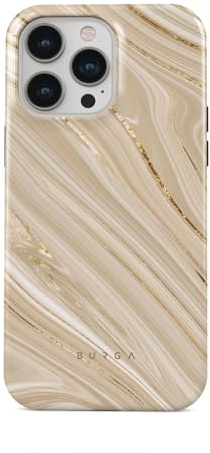 BURGA Handyhülle für iPhone 14 Pro Max – Unisex Hybrid-Schutzhülle mit stoßdämpfendem TPU & kratzfester Außenschale, erhöhter Displayrand, MagSafe-kompatibel, kabelloses Laden, stylisches Design