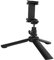 Qukaim Mini Tripod Stand with Cold Shoe Mount for Camera and Phone, Includes Ball Head and Universal Phone Clamp, Tabletop Design, Compact and Lightweight