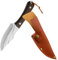 HOMOBABE Cuchillo de Carnicero Multiusos Inoxidable 20Cm Cuchillo Portátil para Cortar Carne Resistente Corrosión para Camping y Asados Herramienta de Cocina
