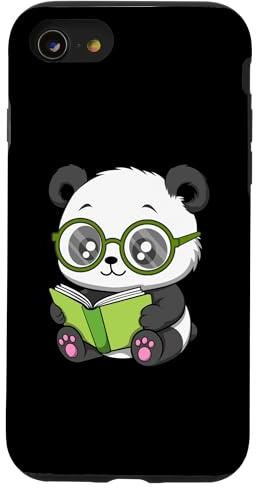 Cute Nerdy Panda Cartoon Design Case for iPhone SE (2020) / 7/8