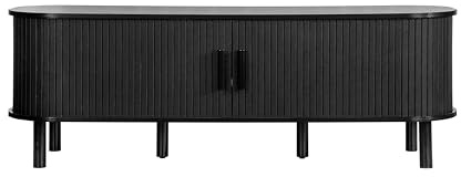 Birlea Axel Fluted TV Unit Black