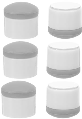 DEARMAMY 6pcs 20mm Silicone Toilet Seat Bumpers Adhesive Pads for Bidet Attachment Non-Slip Toilet Lid Spacers Bathroom Seat Accessories for Quiet Use