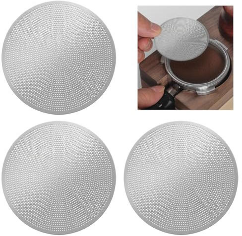 3 Piezas Pantalla de Disco Espresso de 51 mm, 0,2 mm de Grosor, Puck Screen de Acero Inoxidable 316, Filtro de Café para Cafetera Espresso, para Cesta de Filtro de Portafiltro Espresso