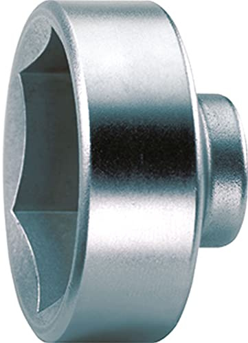 STAHLWILLE 3046 | 3/8 Ölfilter-Schlüssel Ø 36 mm Sechskant | Steckschlüssel zum aus- und Einbau von Ölfiltergehäusedeckel