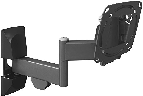 Barkan TV / Monitor Wandhalterung, 13 - 29 Zoll Schwenkbar / Neigbar / Vollbewegung flach & curved Fernseher TV Halterung, hält bis 15Kg, UL zertifiziert, für LED OLED LCD, Max. VESA 100x100