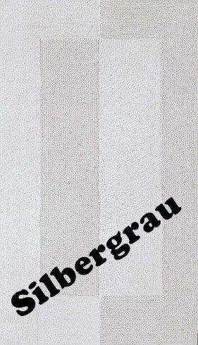 Badteppich Havanna von Kleine Wolke, Größe:85 x 150 cm;Farbe:Silbergrau