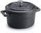 Pentole Agnelli COGHSRP10410M Slowcook Casseruola con Maniglie e Coperchio, Ghisa, Nero Opaco, 0.36 L - 10cm