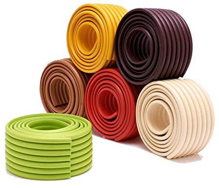 M2cbridge Multifunctional Edge and Corner Guard Coverage Baby Safety Bumper DIY 2m (Black)