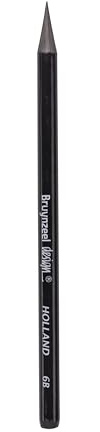 Bruynzeel : Design : Graphite Lead : 6B : Pack of 12