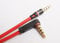 Earphone line drive-by-wire Earphone microphone line Cable for Beats Studio 2.0 Solo HD Wireless and Solo 2.0 / Solo 3.0 / DETOX / SkullCandy GRIND headphones(earmuffes / cushion) headset (wire red)