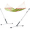 LA SIESTA Fruta Kiwi - Einzel-Stabhängematte Outdoor mit pulverbeschichtetem Stahl-Gestell
