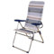 Hoher Strandstuhl, Outdoorstuhl, Stuhl mit verstellbarer Rückenlehne, 47x66x108 cm, Sitzhöhe 42 cm, Tragegriff, Anti-Rutsch-Pads, Aktive Beach,