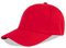 LANGZHEN Baseball Dad Cap 100% Baumwolle Passt Männer Frauen Klassische Verstellbare Plain Hat (Structured-Red)
