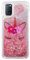 Compatible with Oppo A52/A72 4G/A92 Case Clear Glitter Silicone 3D Sparkle Bling Cover Liquid Transparent Bumper Shockproof for Girls Boys Women Men Pink unicorn