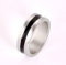 SUMAG Magietricks Magnetischer PK Ring graviert mit schwarzem Kreis Magier BühnenIllusion Gimmick Requisiten Nahaufnahme Magic Show Trick Requisiten (18 mm)