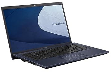 ASUS ExpertBook B1 Business Laptop, 14” FHD, Intel Core i5-1135G7, 512GB SSD, 8GB RAM, Military Grade Durable, AI Noise Cancelling, Webcam Privacy Shield, Win 10 Pro, Star Black, B1400CEA-XH54