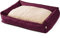 JAMAXX Premium Hundebett Orthopädisch Memory Visco Schaum Waschbar Wendekissen Wasserabweisend/Hundekörbchen Weicher Samtartiger Sofa Stoff Hundekissen Hundekorb PDB2002 (120 x 90 (L), Purple)