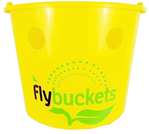 ECOBUSTERS Fliegenfalle Weide gegen Fliegen |1x EcoWeide Fliegenfalle ohne Eco Lockstoff | wirksamer Fliegenschutz für Stall, Weide, Campingplatz, Garten etc.