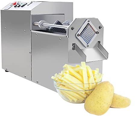 JYCCH Machine Commerciale de Frites en métal de 400 W, trancheuse de patates Douces de 350 kg/h, trancheuse de 7/10 mm personnalisée, Fabricant de Hachoir de légumes de Fruits