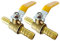 Joywayus 5/8 Messing Kugelhahn für PEX Rohr 2-Wege Kugelabsperrventil Armaturen (2 Stück)