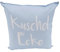 CB Home & Style Outdoor Garten Kissen Wasserabweisend Wasserfest 45 x 45 cm mit Füllung (Kuscheleckehellblau)
