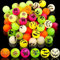 72 Stück Halloween Luminous Flummi für Kinder,Halloween Flummi Im Dunkeln leuchtende Springende Bälle,Gummiball Springball Hüpfball für Halloween Party Mitgebsel Geschenk Süßes oder Saures