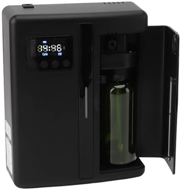 Topiky Máquina de Aire de Bluetooth Mejorada, Difusor de Aceite Esencial de Atomización Inteligente, Difusor de Aceite Esencial sin Agua Profesional, Difusor de (Negro)