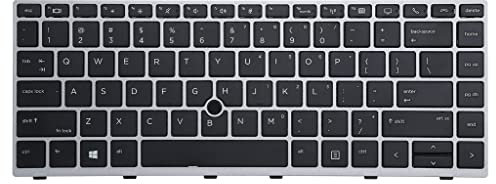 Yisawroy Teclado para portátil HP EliteBook 840 G5 846 G5 745 G5 G5 teclado portátil bien probado antes del envío