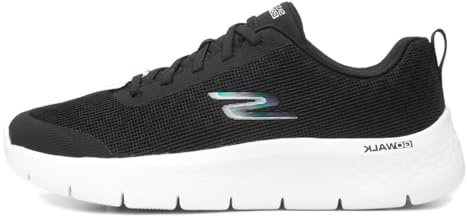 Skechers Damen Go Walk Flex VivaGO Walk Flex Viva, Schwarzer, weißer Rand, 37.5 EU