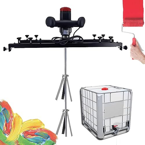 Commercial Machine,3000W IBC Paint Mixer, Electric Paint Agitator with Folding Propeller and Adjustable Support Hanger, Stirring Equipment for Paint Glue Resin Laundry Detergent