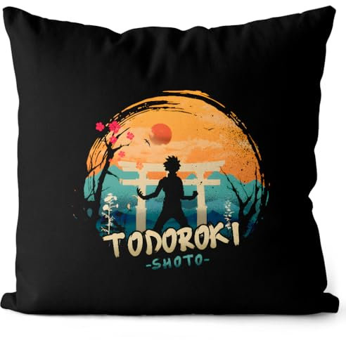 style3 Shoto Todoroki Kissen mit Füllung 40cm Baumwolle Superhero Japan Academia Manga