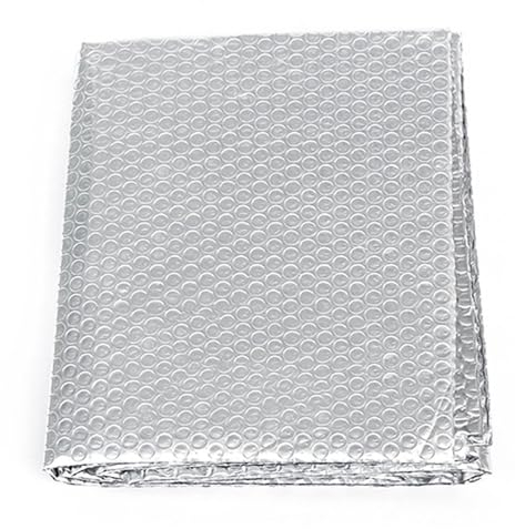 Autocollant Réflecteur de Chaleur pour Radiateur Panneau Isolant Thermique Plafond, Film Aluminisé a Bulles Isolation Derriere Radiateur, Panneau Isolant Thermique pour Porte de Garage ( Size : 1x10m