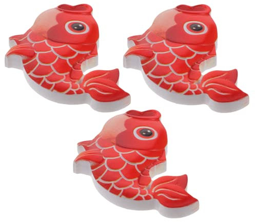 Garneck 3 Stück Koi Kühlschrankmagnet Kühlschrankmagnet Fisch Kühlschrankmagnet Tafelmagnet Dekorativer Kühlschrankmagnet Kühlschrankmagnet Ornamente Magnet Für