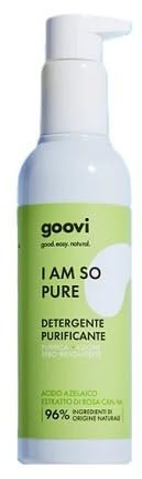 Goovi, I am So Pure Gesichtsreinigungsgel, reinigend und talgregulierend, mit Azelainsäure und Zink, mattierende und schützende Wirkung, reinigt sanft, reduziert und reguliert Unvollkommenheiten, 100