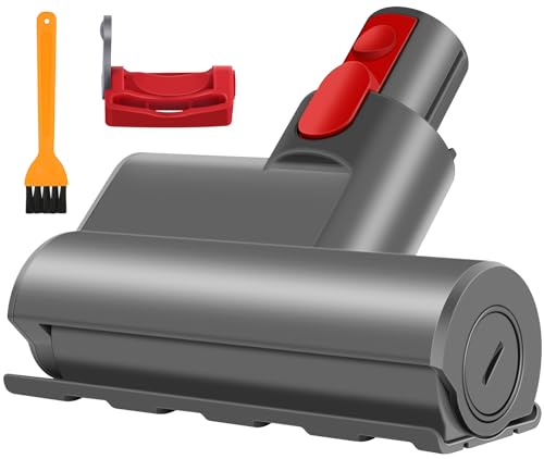 Wiseten Mini Boquilla de Cabezal de Cepillo Turbo para Dyson V7 V8 V10 V11 V15, Cepillo de Repuesto para Colchón, Sofá, Asiento de Coche, Sillón, Elimina Acaros y Polvo