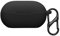 kwmobile Custodia Caricatore Compatibile con Beats Solo Buds - Cover Silicone nero - Rivestimento Gommato Protezione con Gancio