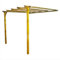 GAZEBO PERGOLA ADDOSSATA IN LEGNO DI PINO PERGOLATO DA GIARDINO 3x2,8m - H. 2,3m