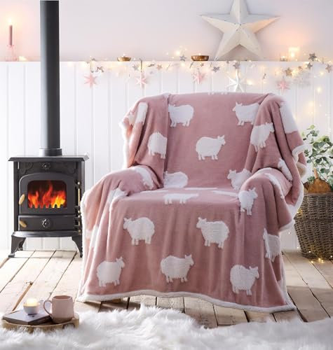 Portfolio Home Throw, Pink, L
