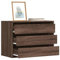 LLEZKBR Schränke & Aufbewahrung-Kommode Eckkommode Braun Eiche 80x41x58 cm Holzwerkstoff