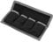 PATIKIL Camera Battery Pouch Case, 4 Pocket Nylon DSLR Battery Case Holder Storage Bag for AAA Battery and LP-E6 LP-E8 NP-FW50 EN-EL14 EN-EL15 Battery (Gray)