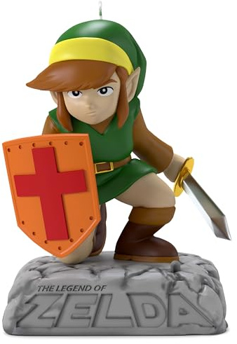 Hallmark Keepsake Nintendo The Legend of Zelda Link With Sound, decorazione natalizia, regalo per giocatori
