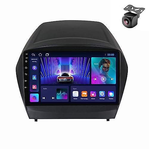 Android 13 Autoradio per Hyundai Tucson 2 LM IX35 2009 2010-2015 2 DIN Stereo Car Tablet Pollici Schermo MP5 Lettore Multimediale Receiver GPS con FM SWC Carplay Android Auto (M150CP 4core 2+32G)